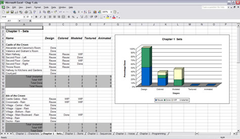 Screenshot of Chapter 1 Excel Document